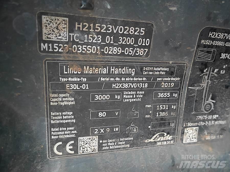 Linde E30L-01 Carrelli elevatori elettrici