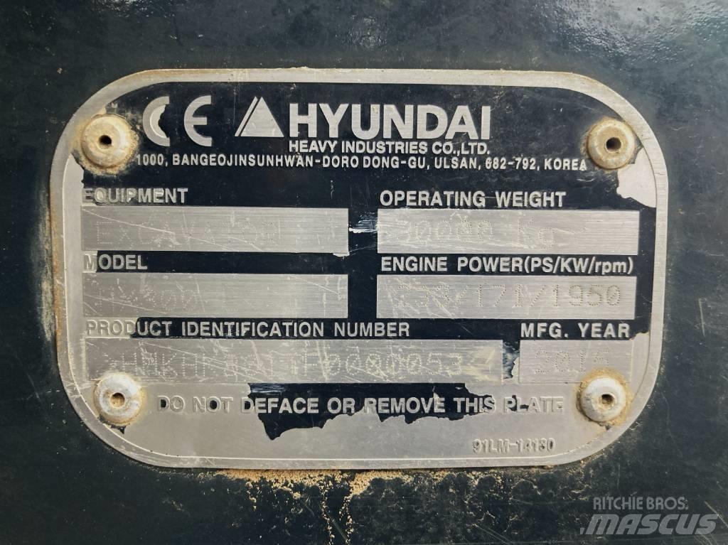 Hyundai HX 300 L Escavatori cingolati