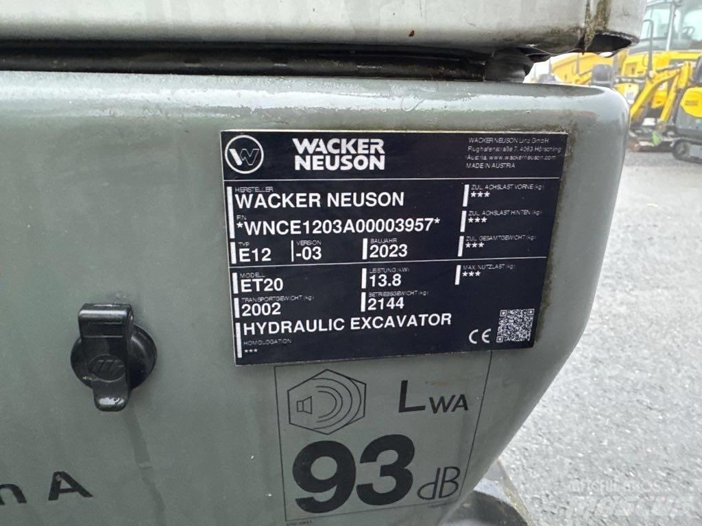 Wacker Neuson ET20 Escavatori cingolati