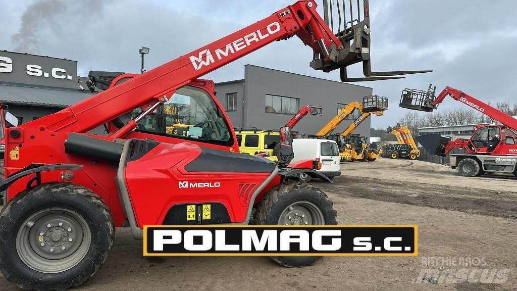 Merlo TF 38.7-120 Pale gommate telescopiche