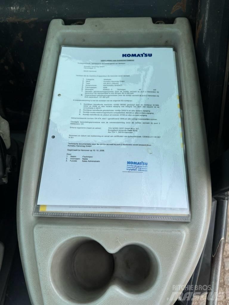 Komatsu WA 80-5 Pale gommate