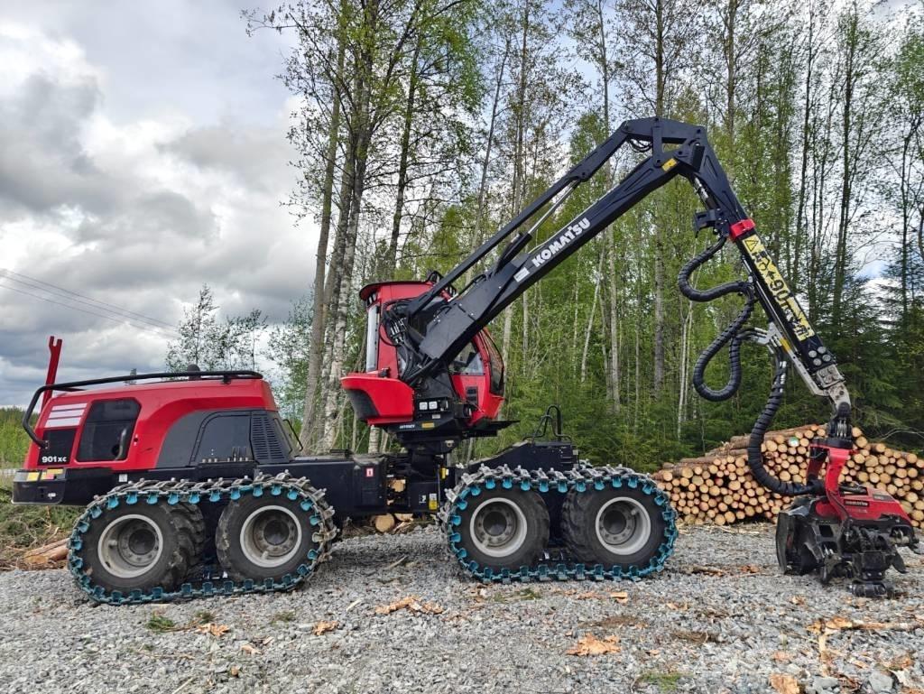Komatsu 901 XC Abbattitrici, Disboscatrici