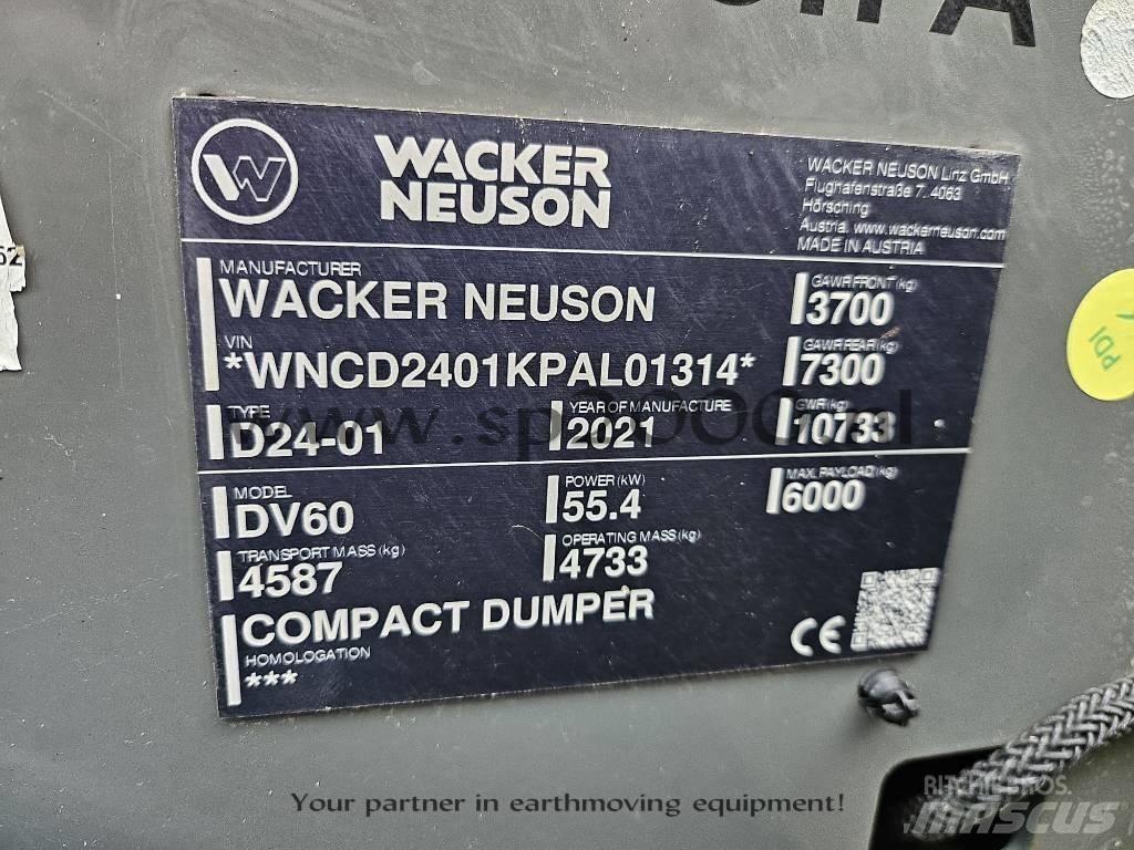 Wacker Neuson DV 60 Mini dumper