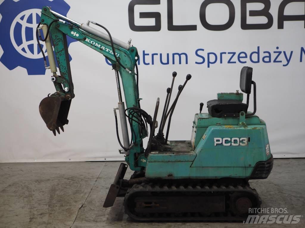 Komatsu PC03-1 Miniescavatori