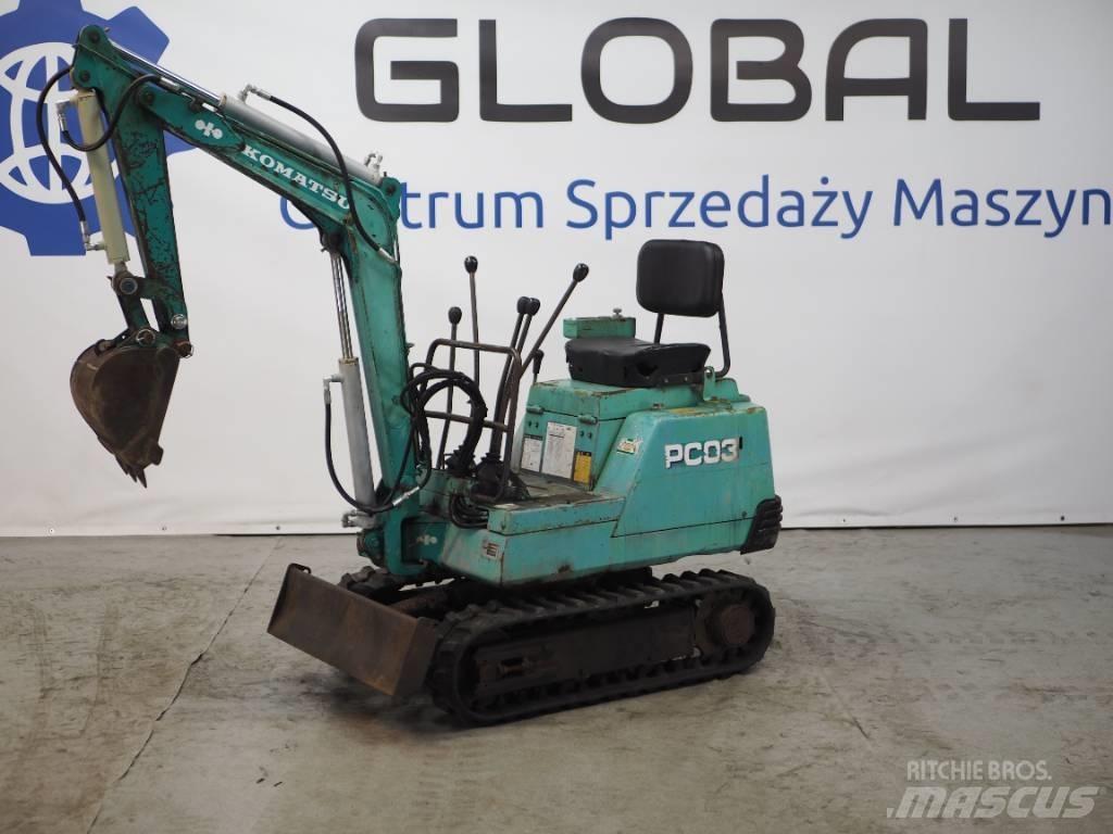 Komatsu PC03-1 Miniescavatori