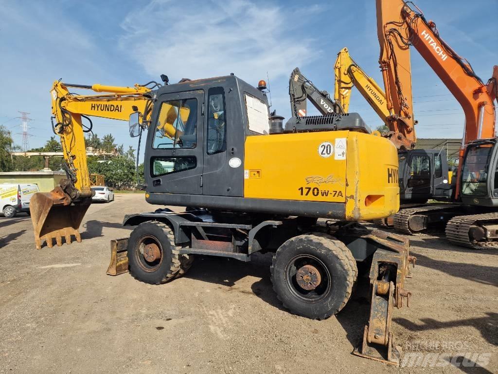 Hyundai R 170 W Escavatori gommati