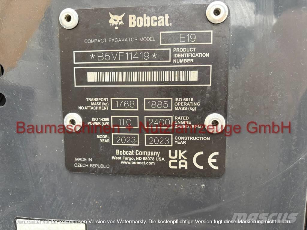 Bobcat E 19 Miniescavatori
