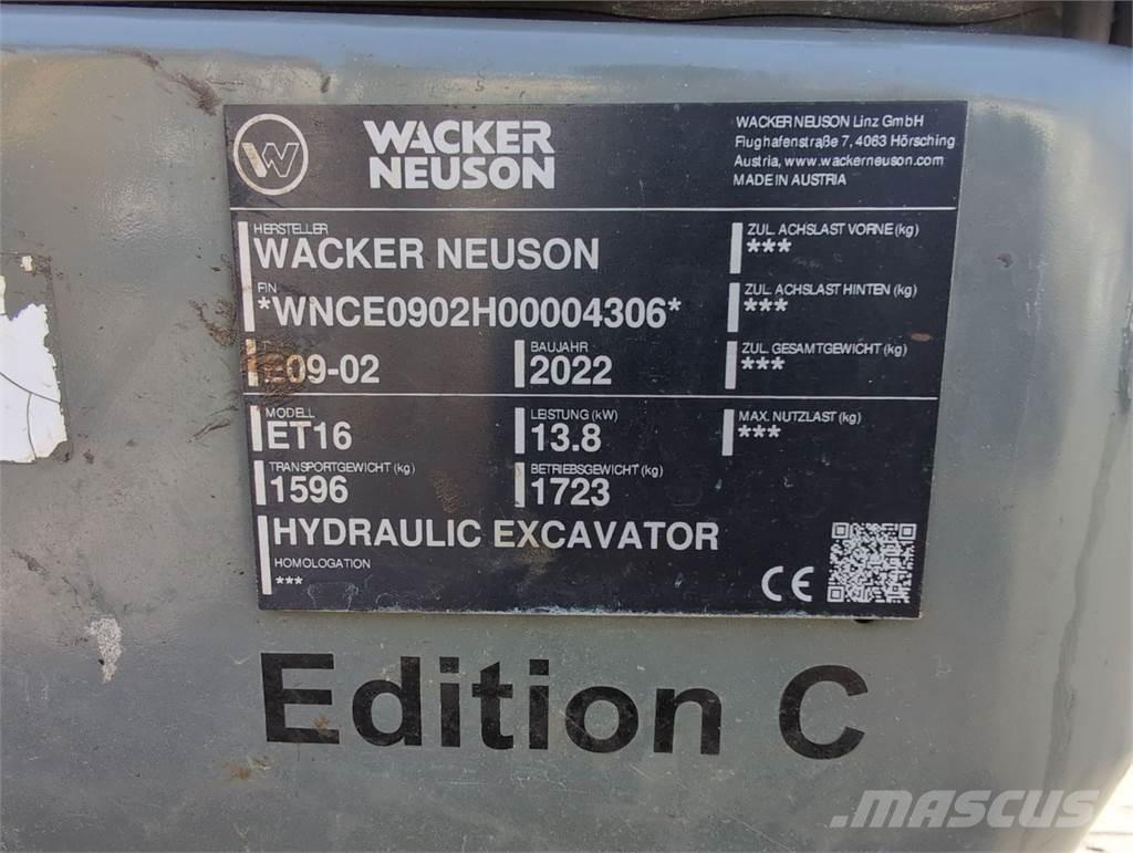 Wacker Neuson ET16 Escavatori cingolati