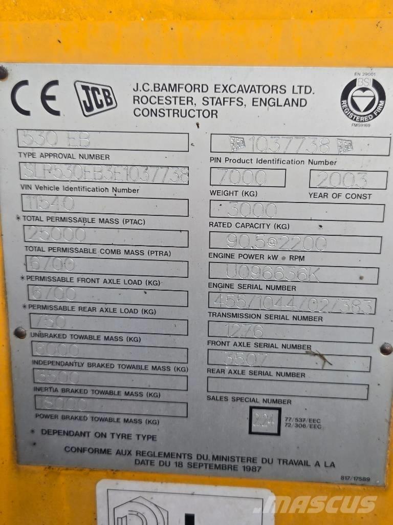 JCB 530 Sollevatori telescopici