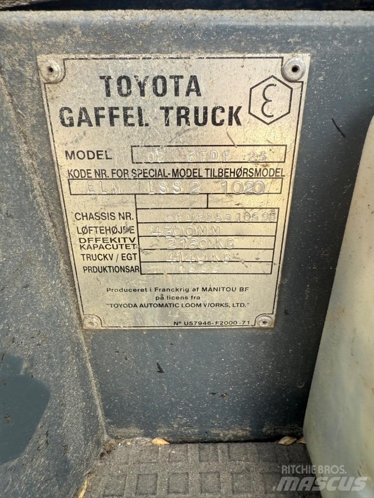 Toyota FD 25 Carrelli elevatori diesel