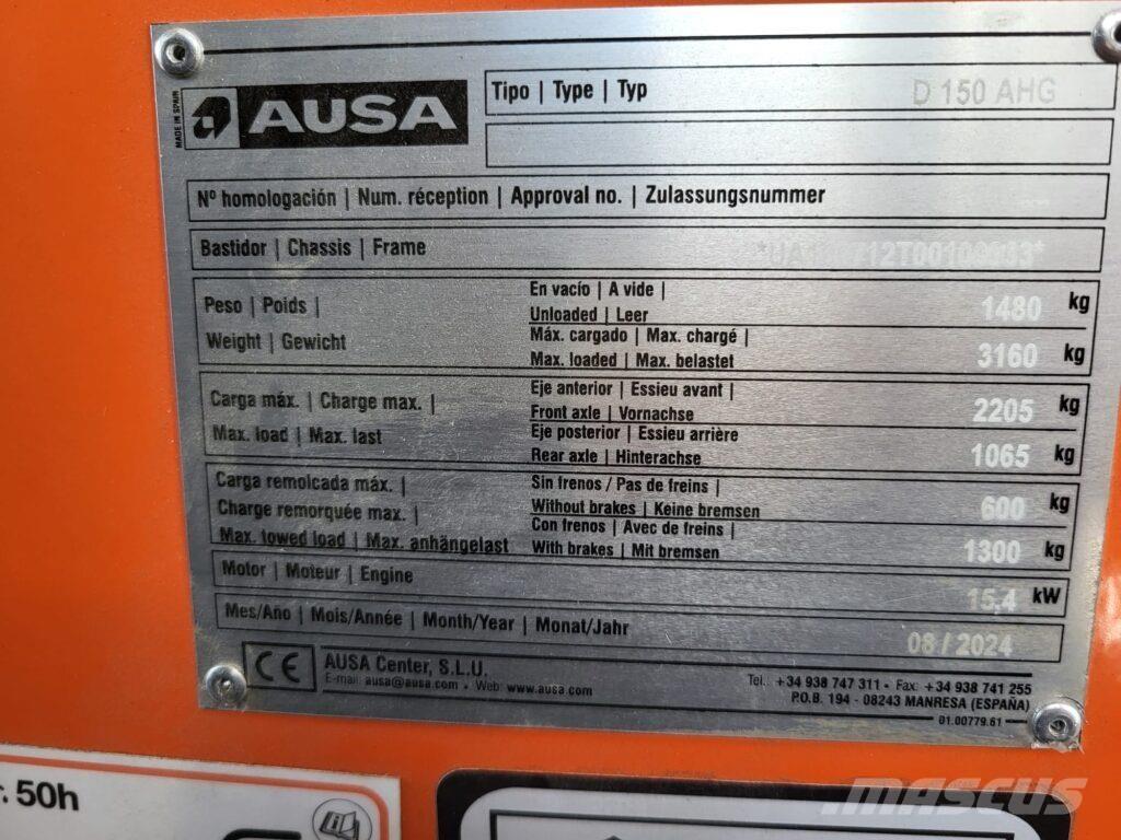 Ausa D150AHG Dumper a telaio rigido