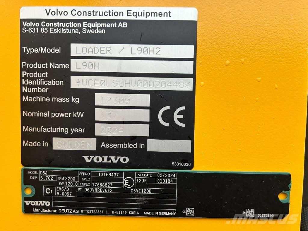 Volvo L 90 H 2 Pale gommate
