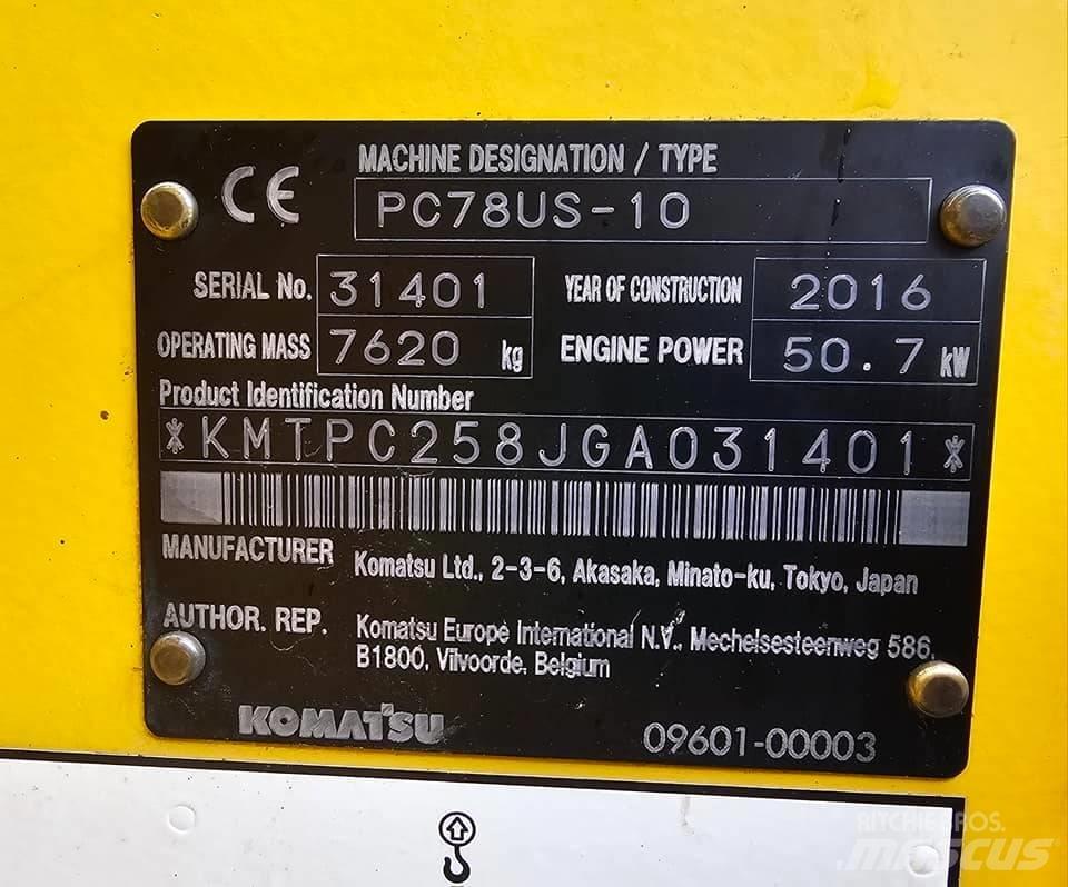 Komatsu pc78us-10 Miniescavatori
