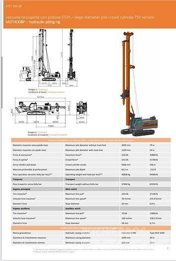  MDT 400BP Perforatrici di superficie