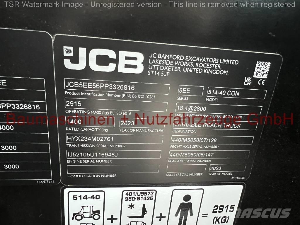 JCB 514-40 CTC -Demo- Sollevatori telescopici