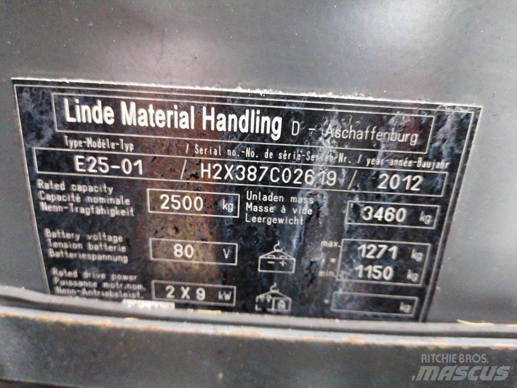 Linde E25-01 Carrelli elevatori elettrici