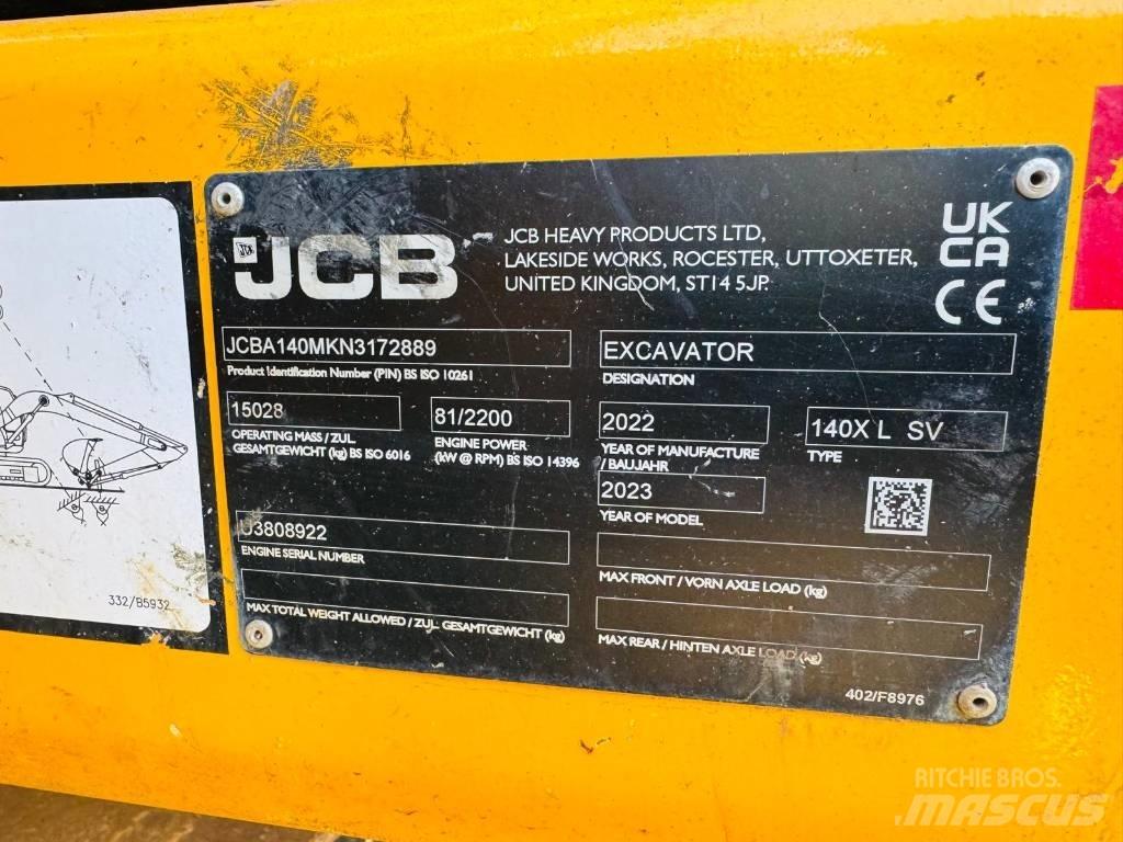 JCB 140 X Escavatori cingolati