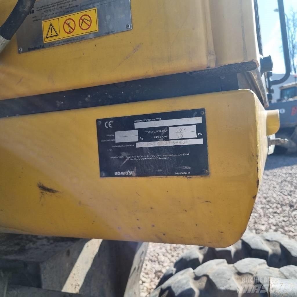 Komatsu PW160 - 11 Escavatori gommati