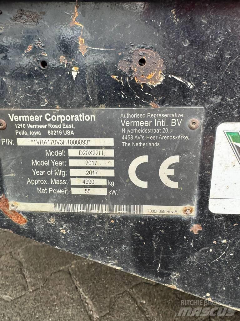 Vermeer D20x22SIII Macchina per perforazione orizzontale controllata