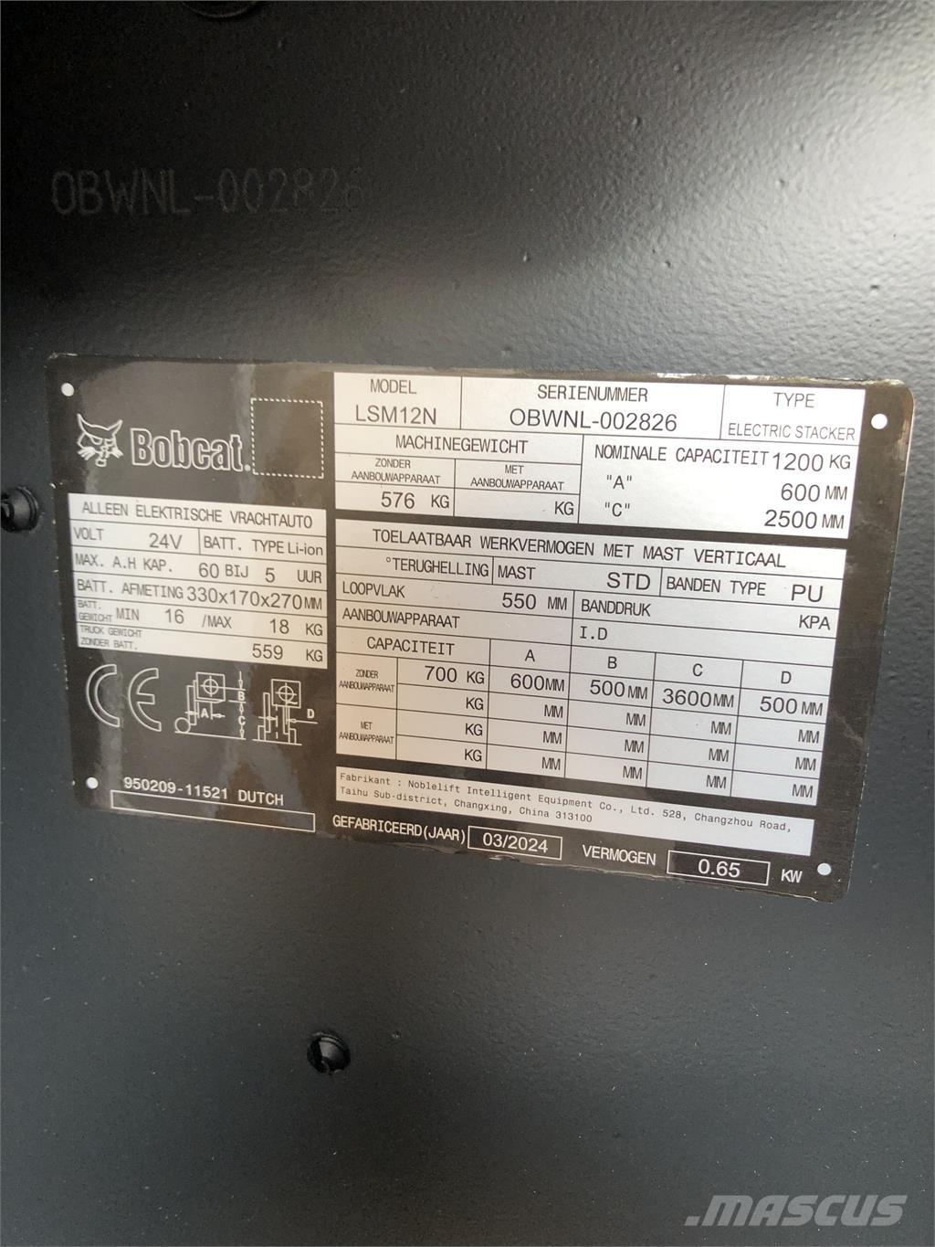 Bobcat LSM12N Carelli stoccatori  automatici-usati