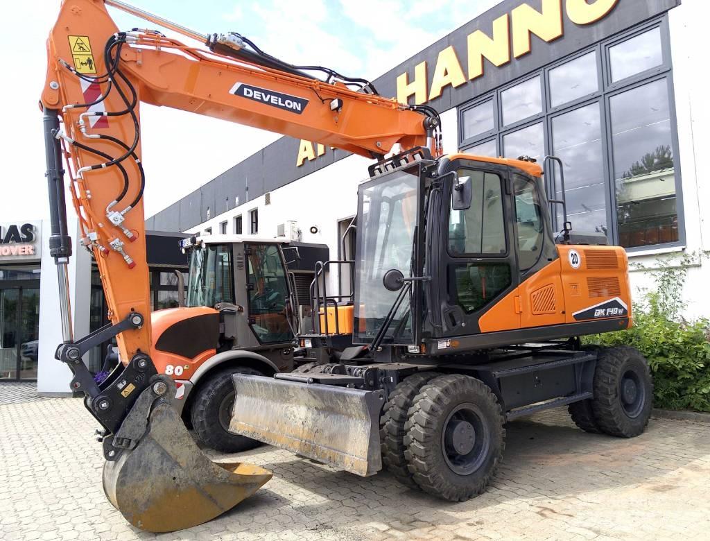 Doosan DX140W-7 Escavatori gommati