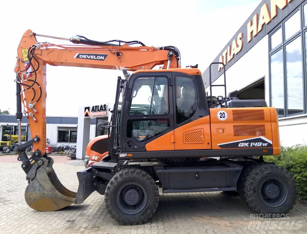 Doosan DX140W-7 Escavatori gommati
