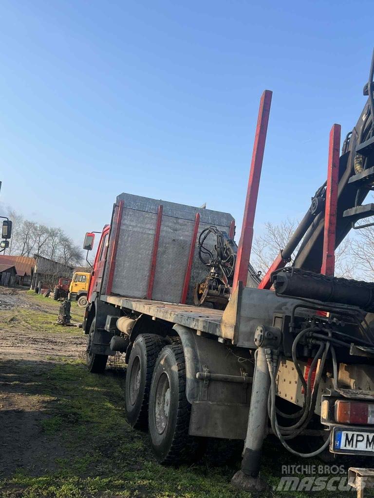 MAN F 2000 Camion trasporto legname