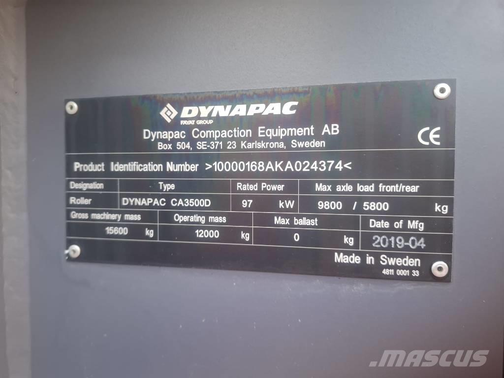 Dynapac CA 3500 D Rulli monotamburo
