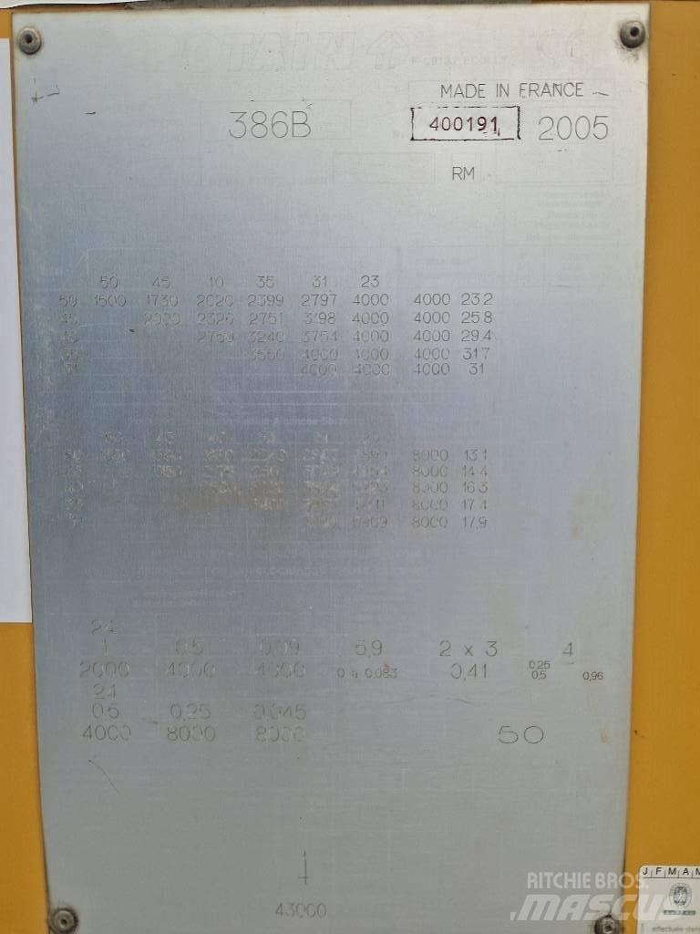 Potain 386B Gru automontanti