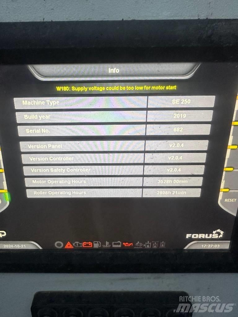 Forus SE250 Trituratori di rifiuti