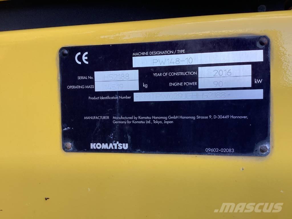 Komatsu PW148-10 Escavatori gommati
