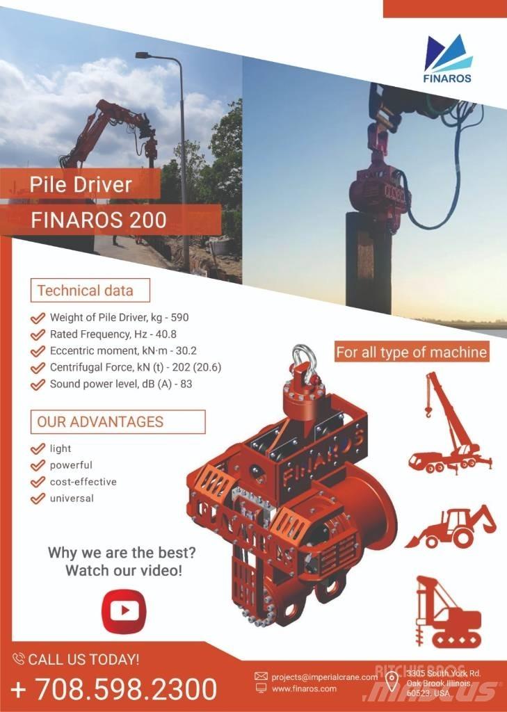  Finaros FR200 Martelli idraulici per pali