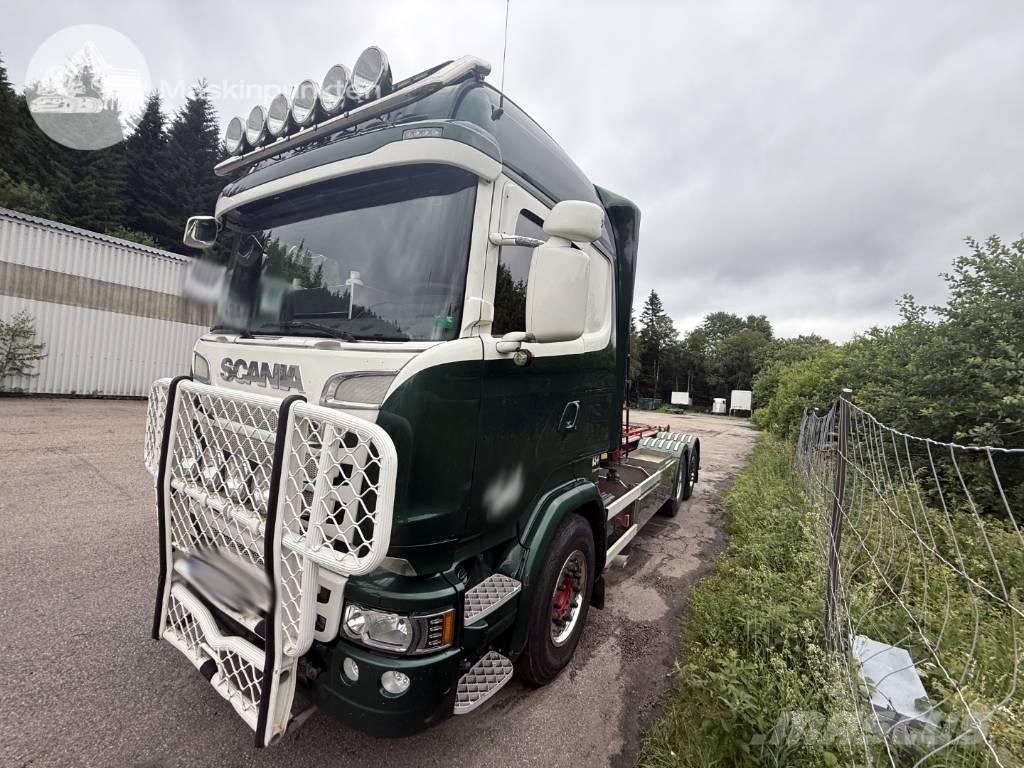 Scania R 520 LB Camion con gancio di sollevamento