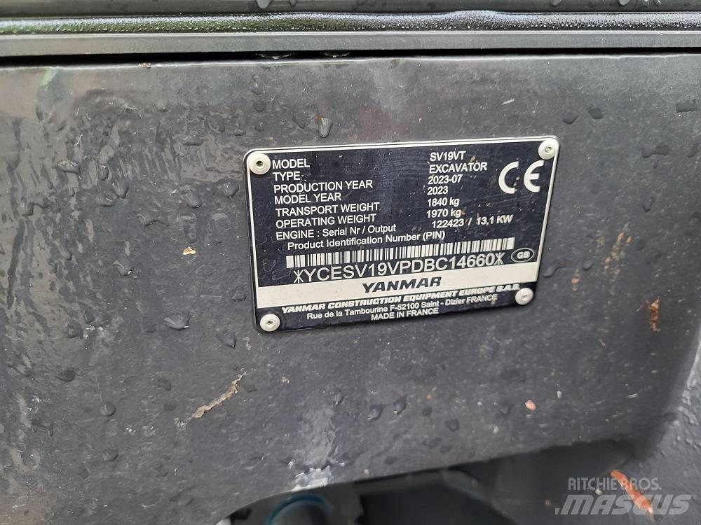 Yanmar SV 19 VT Miniescavatori