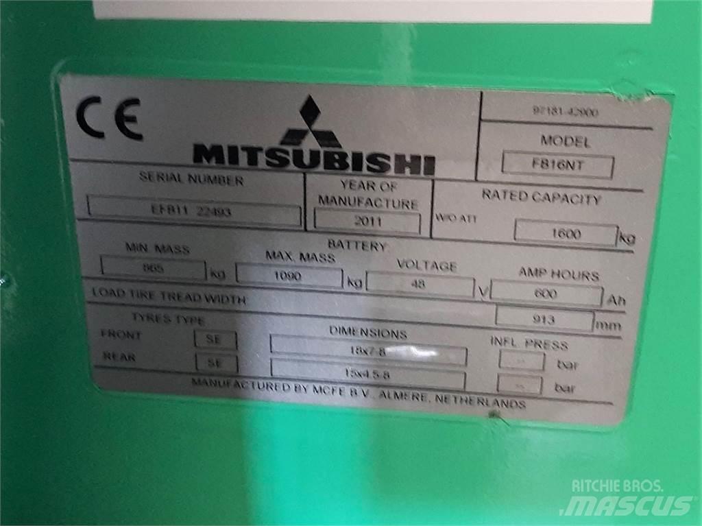 Mitsubishi FB16NT Carrelli elevatori elettrici