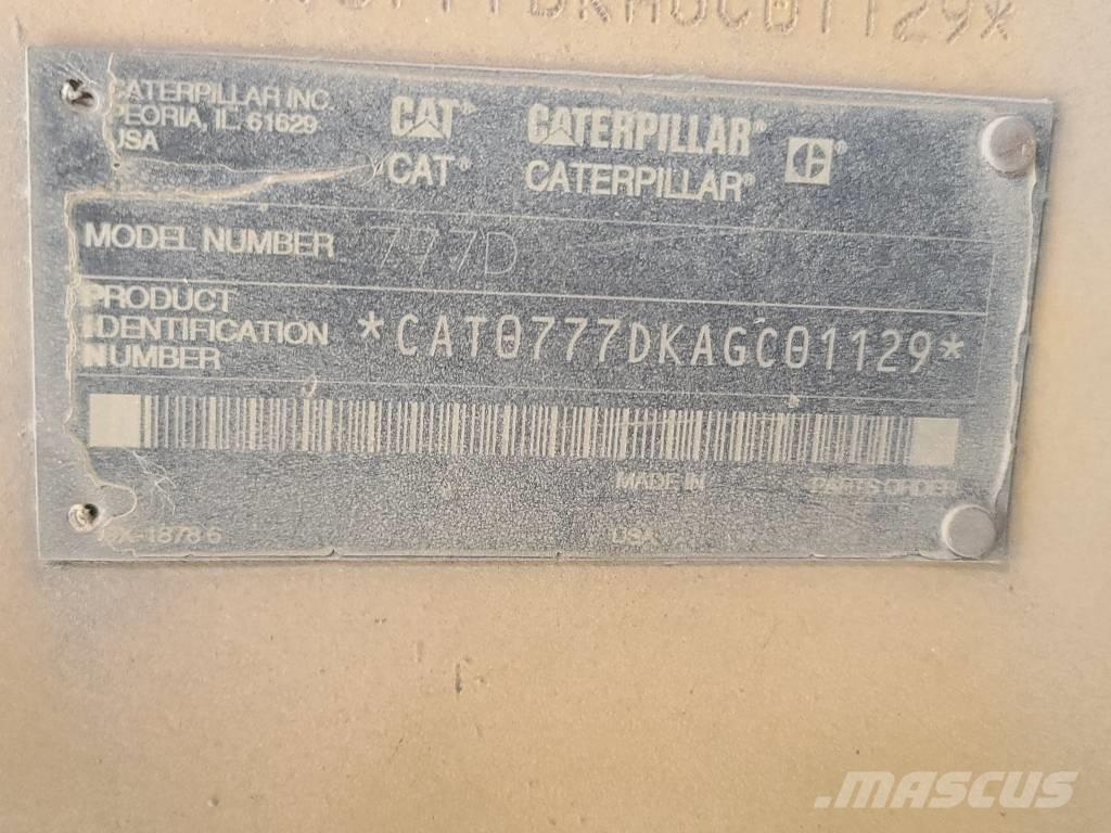 CAT 777 D Dumpers articolati