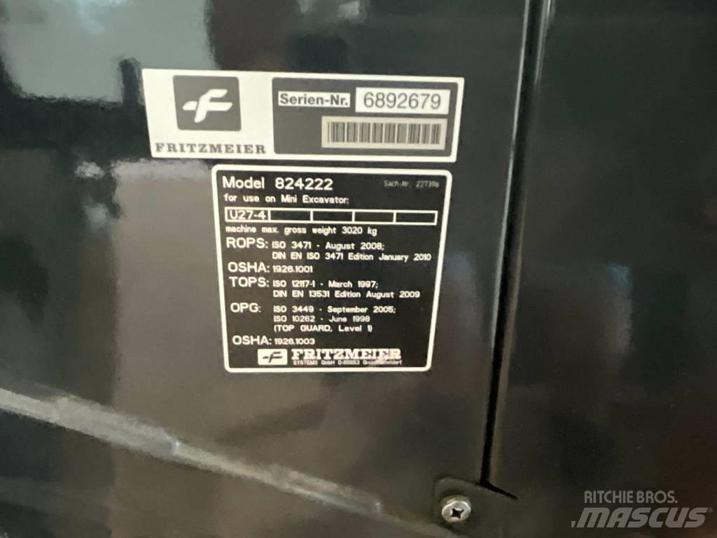 Kubota U 27-4 Cabine e interni