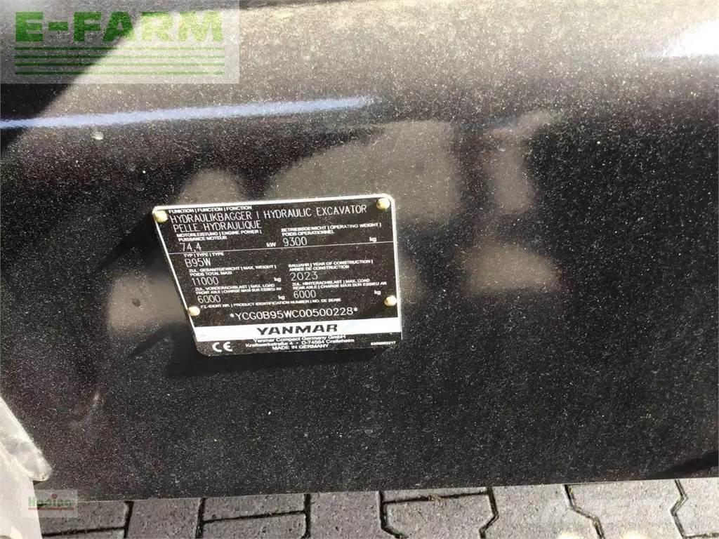 Yanmar b95w/5 Escavatori gommati