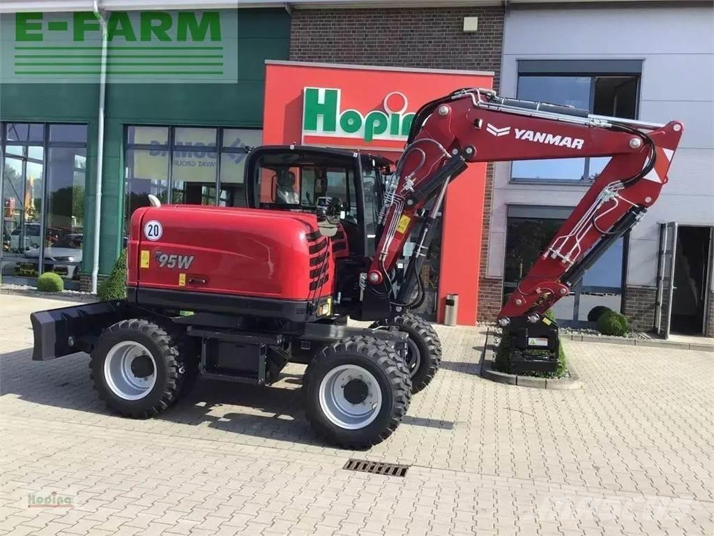 Yanmar b95w/5 Escavatori gommati