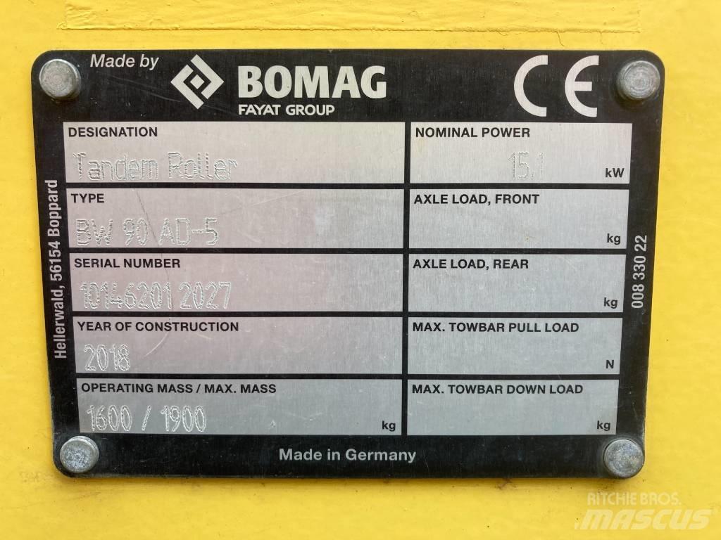 Bomag BW 90 AD-5 Rulli a doppio tamburo