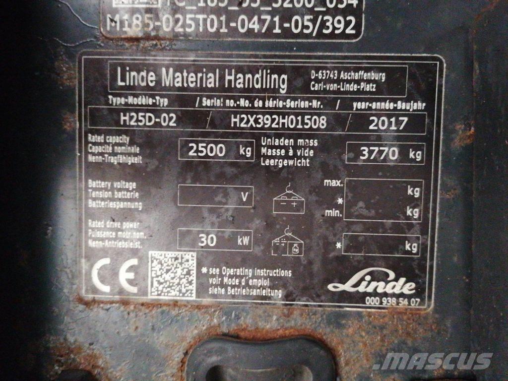 Linde H25D-02 Carrelli elevatori diesel