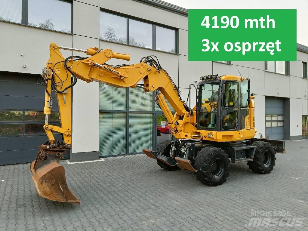 Komatsu PW118 MR-11 Escavatori gommati