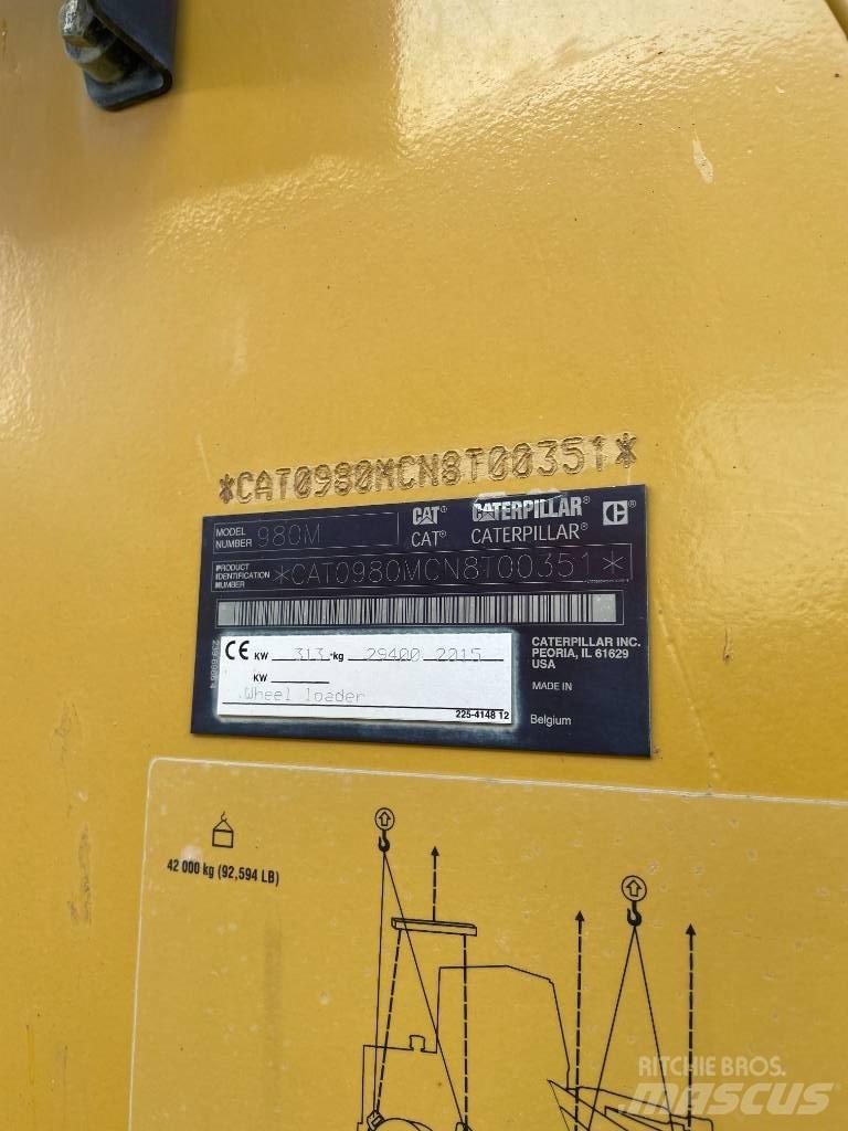 CAT 980M Pale gommate