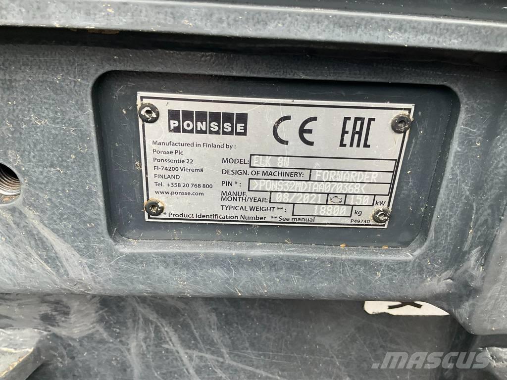 Ponsse ELK 8W Forwarder