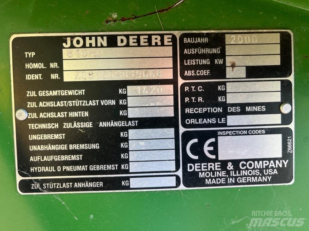 John Deere 2256 Mietitrebbiatrici