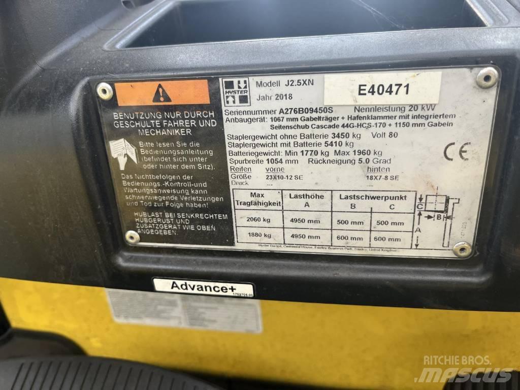 Hyster J2.5XN Carrelli elevatori elettrici