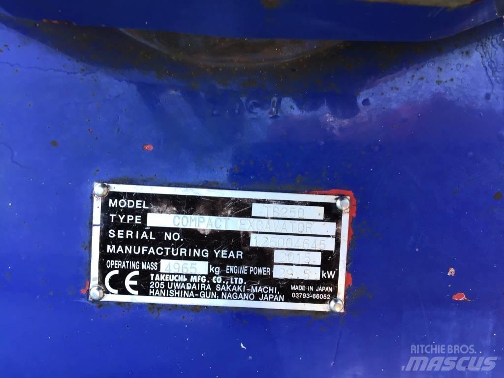 Takeuchi TB 250 Miniescavatori