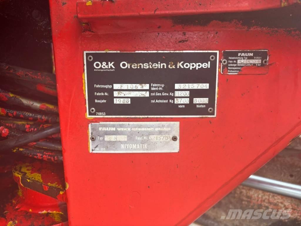 O&K F 106 A Motorgraders
