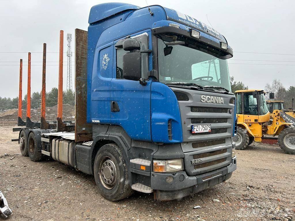 Scania R 420 Camion trasporto legname