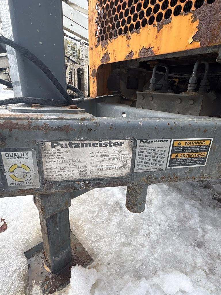 Putzmeister TK 70 Autopompe per calcestruzzo